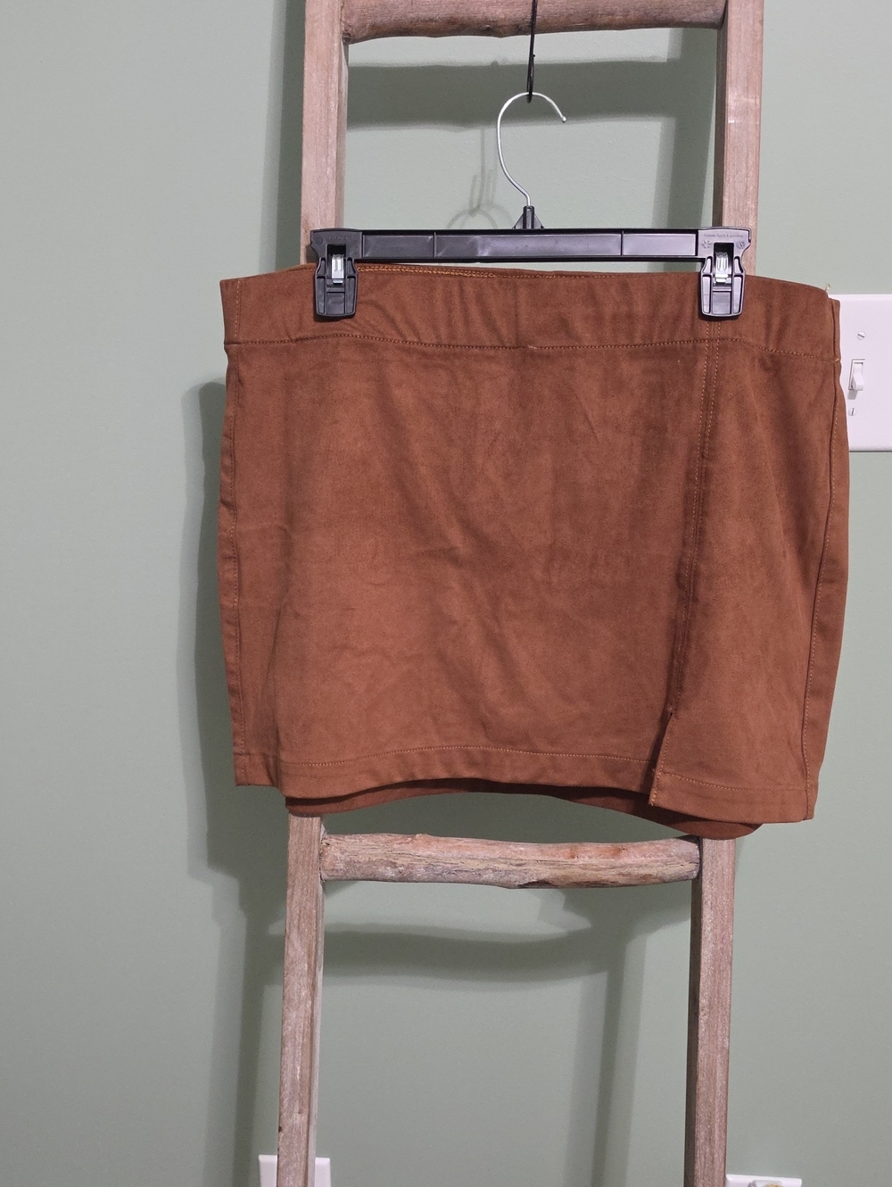 American Eagle Outfitters Brown Faux Suede Skort